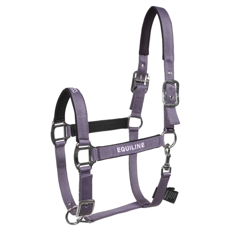 Equiline Eqcalong Halter and Lead Rope Set - Mauve