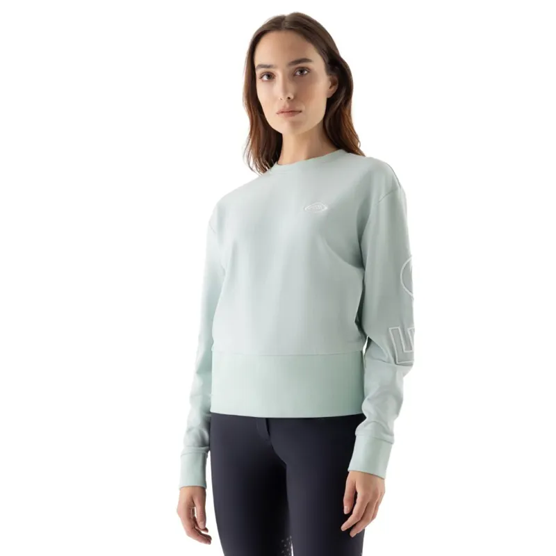 Equiline Eqcarly Women's Pullover Sweater - Surf Green