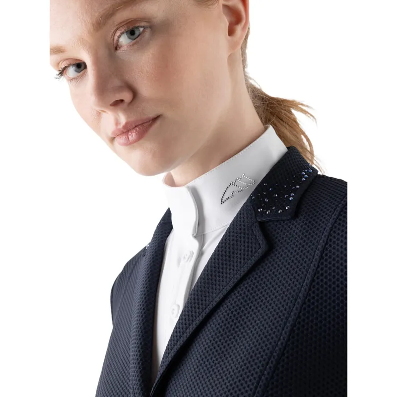 Equiline Eqcassiopea Women's Show Coat - Blue-4