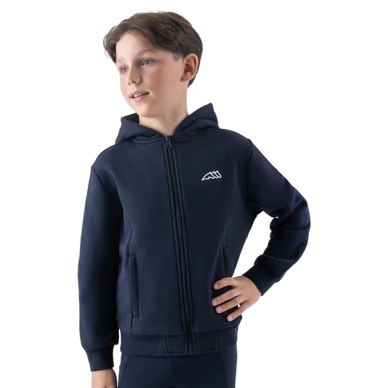 Equiline Eqcood Junior Unisex Full Zip Sweatshirt - Blue