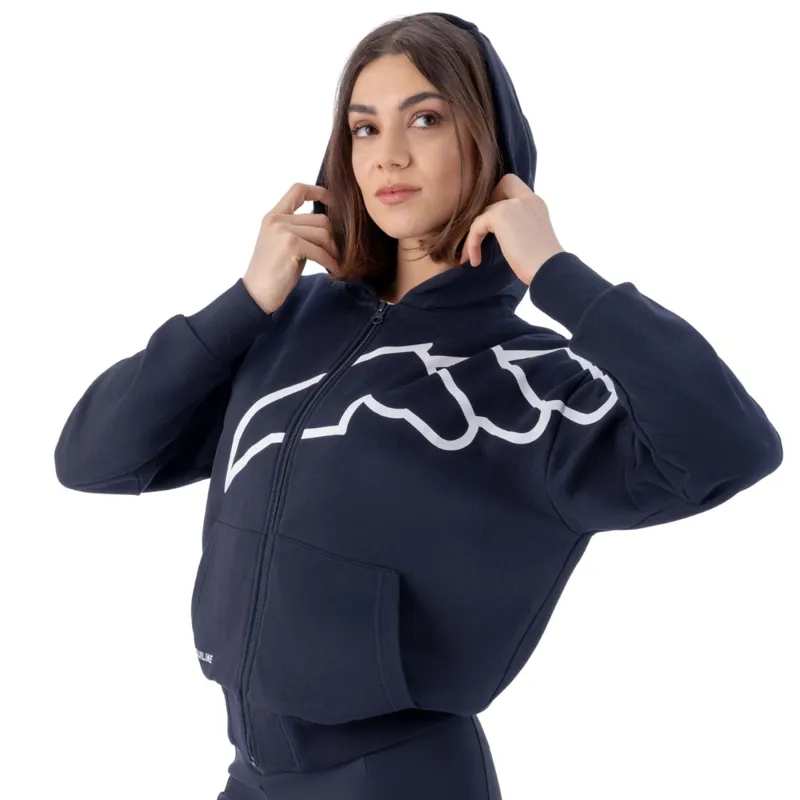 Equiline Eqcorgia Women's Full Zip Hoodie - Blue