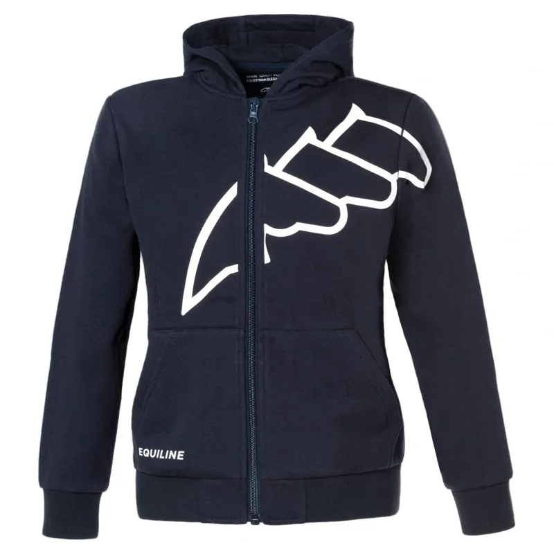 Equiline Eqcorgia Women's Full Zip Hoodie - Blue-2