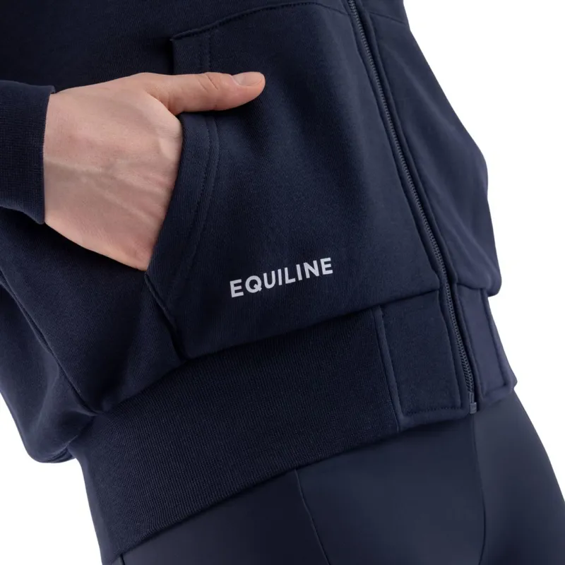 Equiline Eqcorgia Women's Full Zip Hoodie - Blue-6