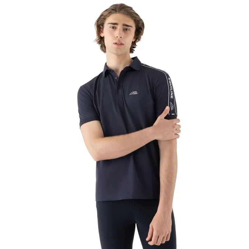 Equiline Eqcravet Men's Polo Shirt - Blue