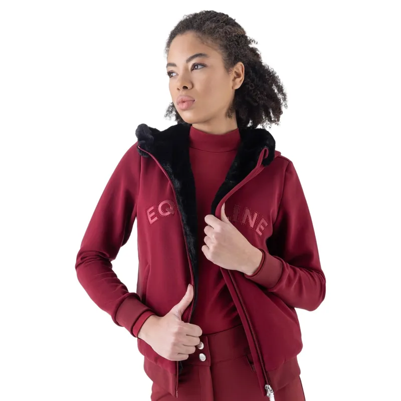 Equiline Eqgert Full Zip Sweatshirt - Alpine Plum Pre-Order