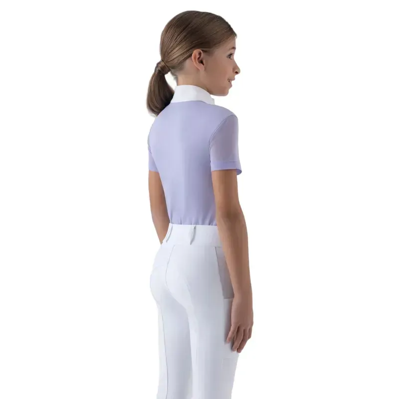 Equiline Eqgili Junior Girls Show Shirt - Glicine-2