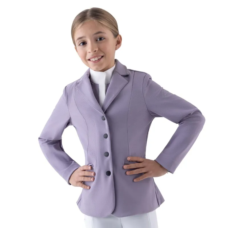 Equiline Eqgina Youth Girls Show Coat - Mauve