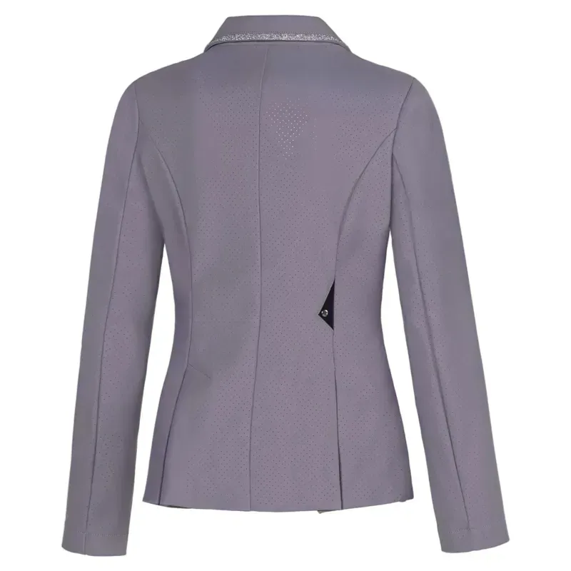 Equiline Eqgina Youth Girls Show Coat - Mauve-2