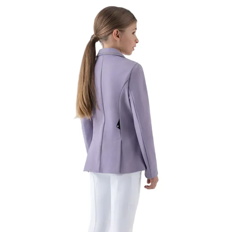 Equiline Eqgina Youth Girls Show Coat - Mauve-4