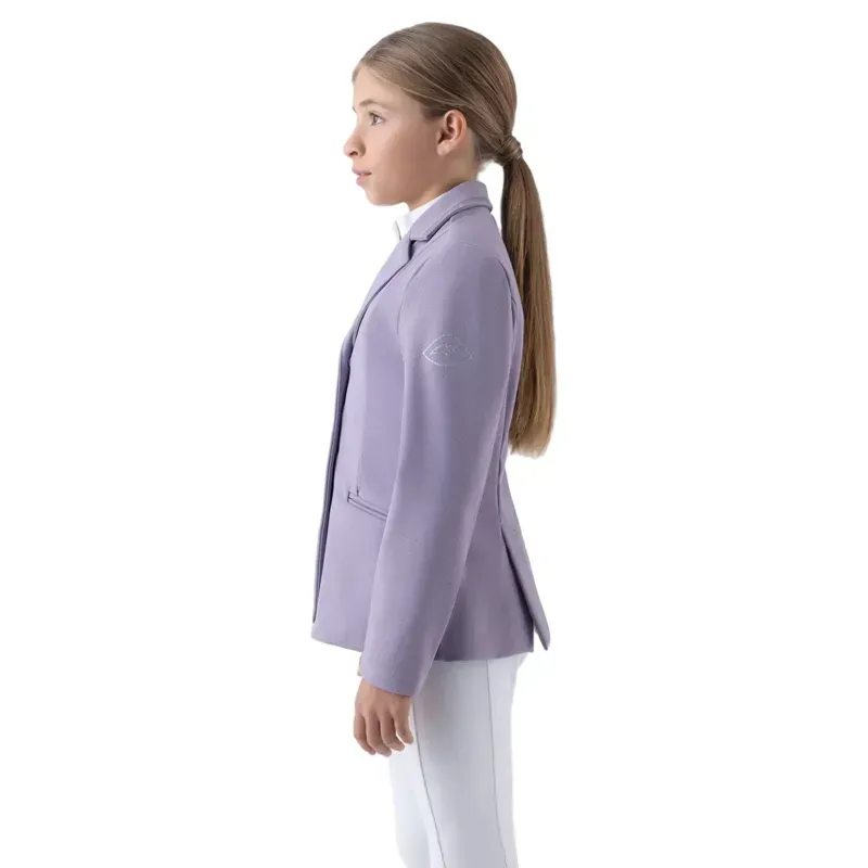 Equiline Eqgina Youth Girls Show Coat - Mauve-5