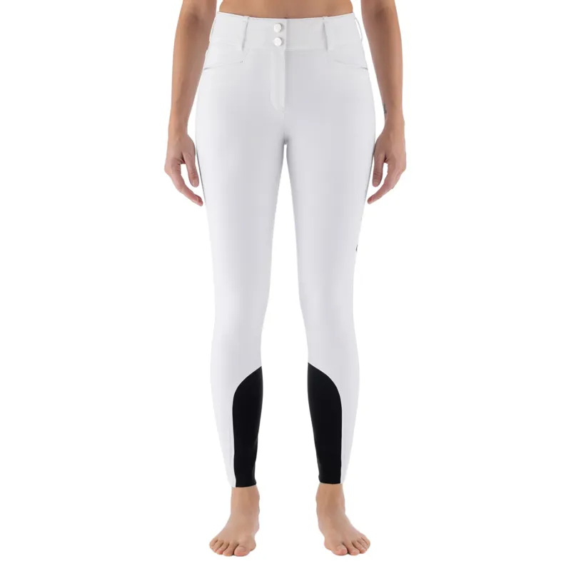 Equiline Eqglimpfh Full Grip Women's Competition Breeches - White