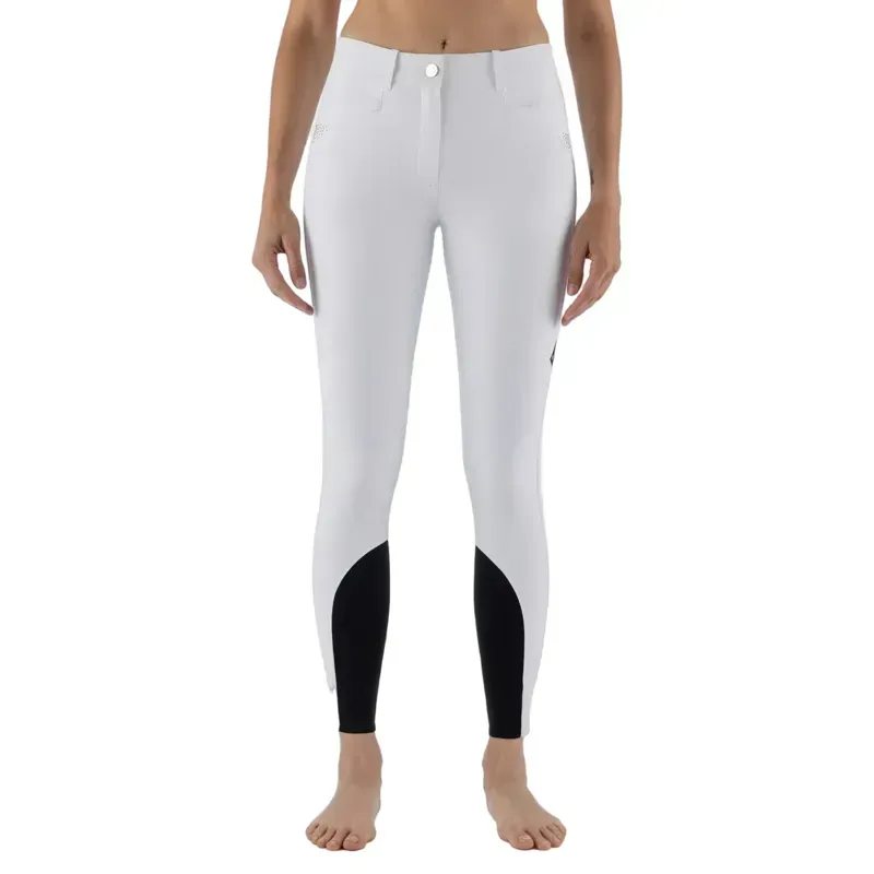 Equiline Eqgurf BX-TECH Full Grip Women's Breeches - White