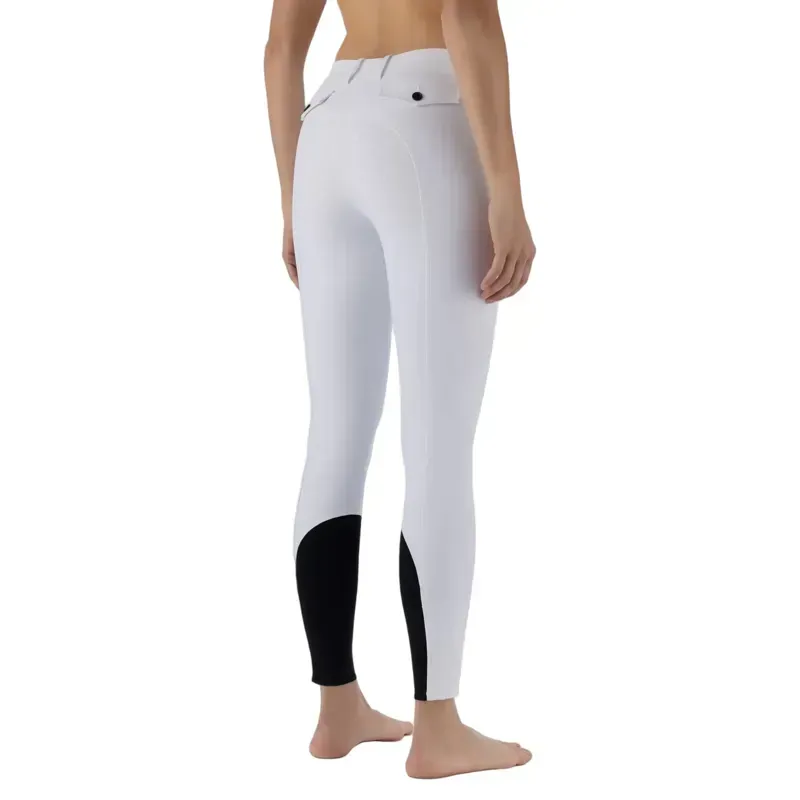 Equiline Eqgurf BX-TECH Full Grip Women's Breeches - White-2