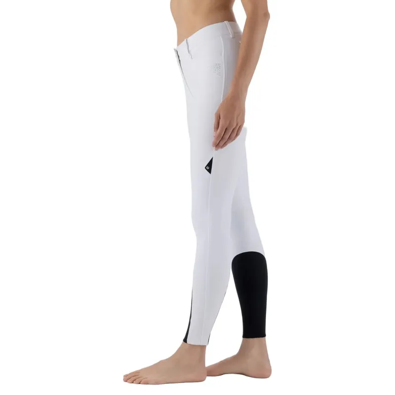 Equiline Eqgurf BX-TECH Full Grip Women's Breeches - White-6