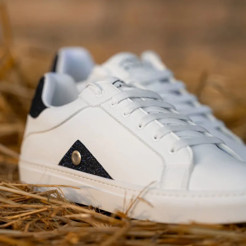Equiline Eqrudig Ladies Sneakers - White/Blue-1