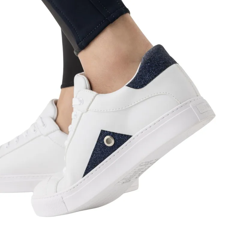 Equiline Eqrudig Ladies Sneakers - White/Blue-2