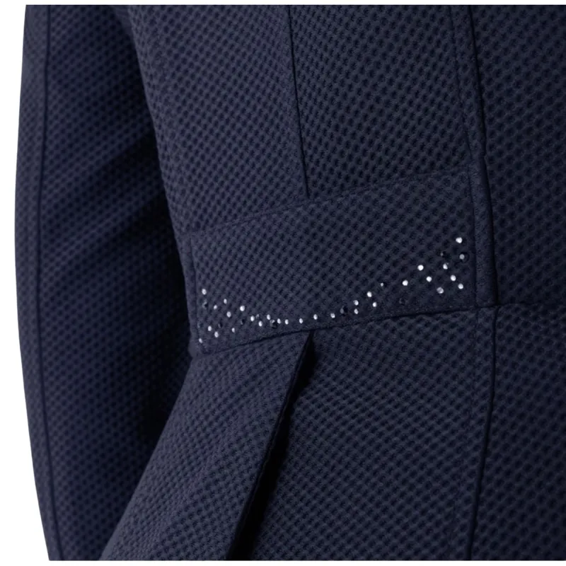 Equiline Eqzeffiro Women's Mesh Dressage Tails - Blue-5