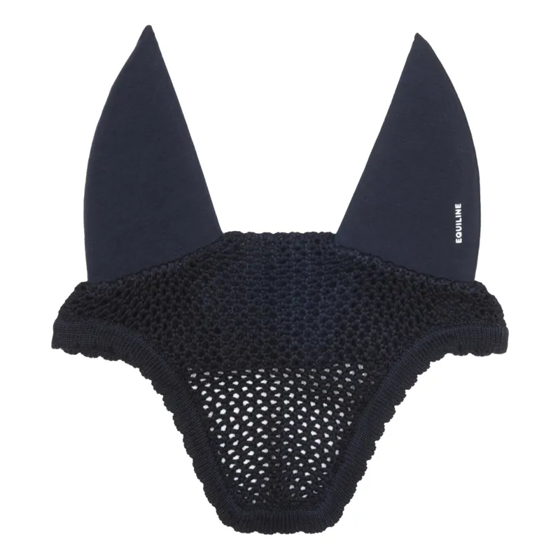 Equiline Gerald Soundless Fly Bonnet - Blue