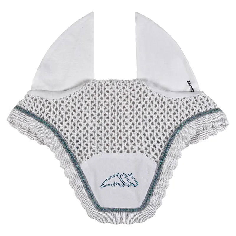 Equiline Grosteg Fly Bonnet - White