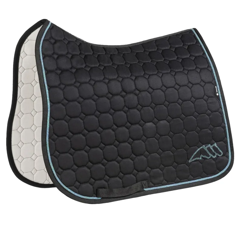 Equiline Grosteg Octagon Show Jump Saddle Pad - Black