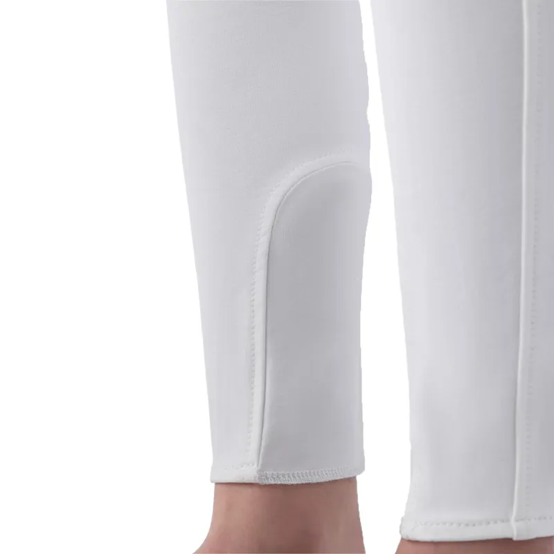 Equiline Jinak Knee Grip Junior Girls Show Breeches - White-6