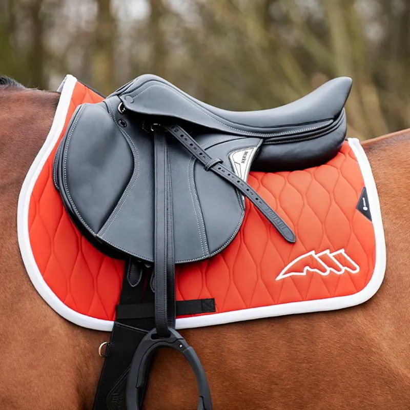 Equiline Ebrec Tech Jump Saddle Pad - Ginger-1