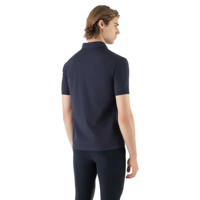 Equiline Eqcravet Men's Polo Shirt - Blue-2