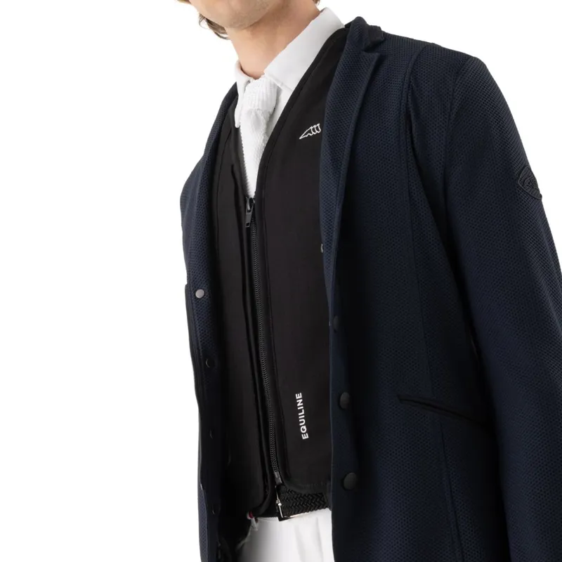 Equiline Eqcargiac Men's Mesh Show Jacket - Blue-2