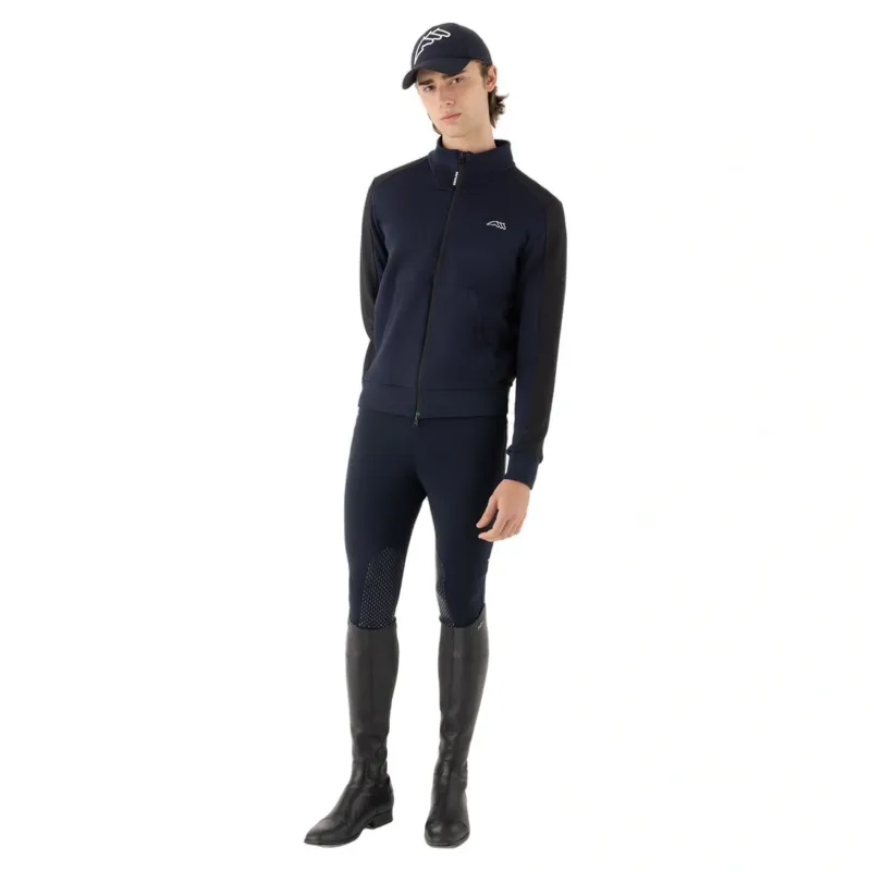 Equiline Eqcelfa Men's Full Zip Sweatshirt - Blue-1