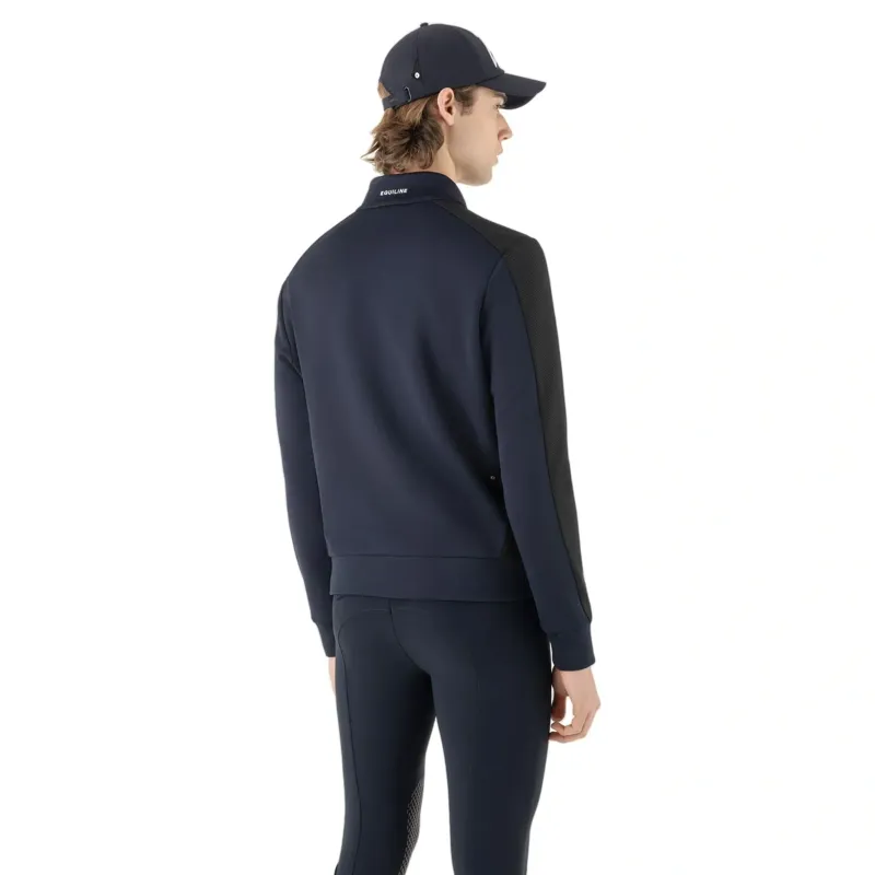 Equiline Eqcelfa Men's Full Zip Sweatshirt - Blue-2