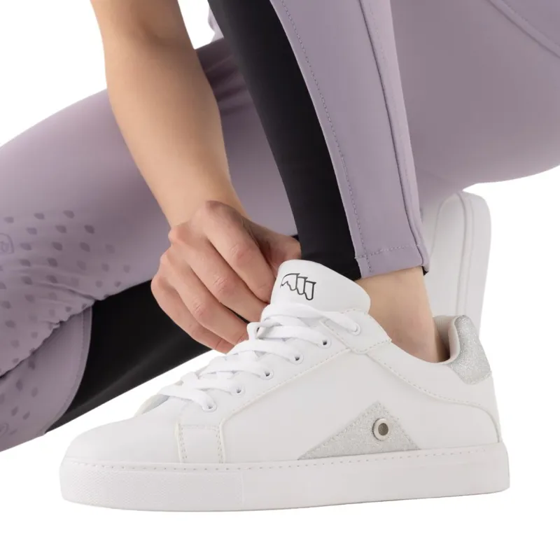 Equiline Eqrudig Womens Sneakers - White/Silver-1