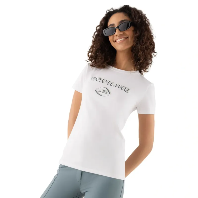 Equiline Eqcalop Women's T-Shirt - White-4