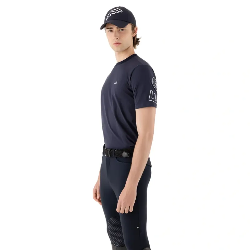 Equiline Eqcarge Men's Short Sleeve T-Shirt - Blue-2