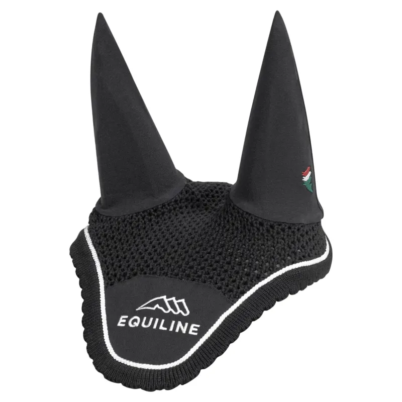Equiline Outline Ear Net - Black