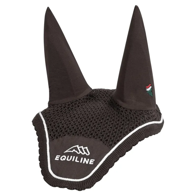Equiline Outline Ear Net - Brown