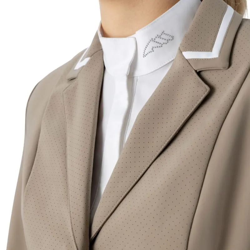 Equiline Ebony Women's Show Jacket - Dune-2