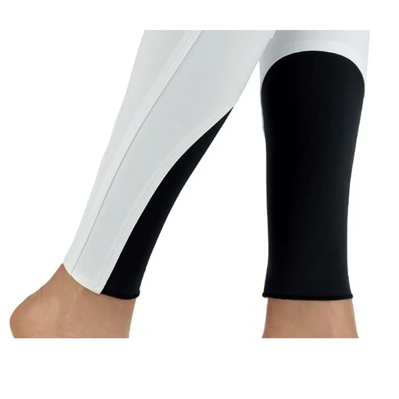 Equiline Boston Knee Patch Womens Competition Breeches - White-3