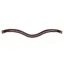 Equiline U Shaped Browband with Rhinestones - Brown