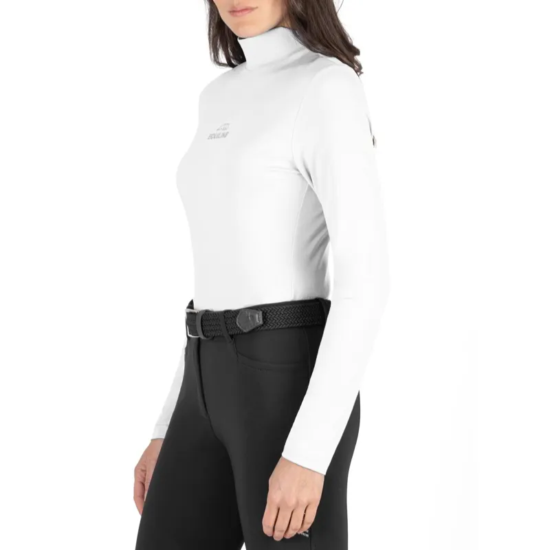 Equiline Collec Long Sleeve Women's Base Layer - White-2