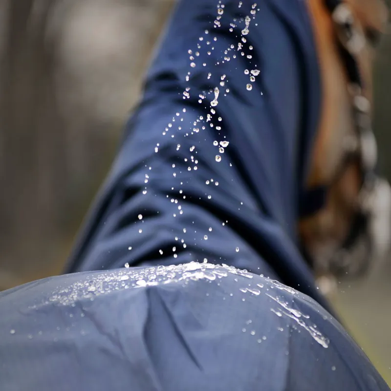 Equiline Corby Full Neck Waterproof Riding Rain Sheet - Navy Blue-3