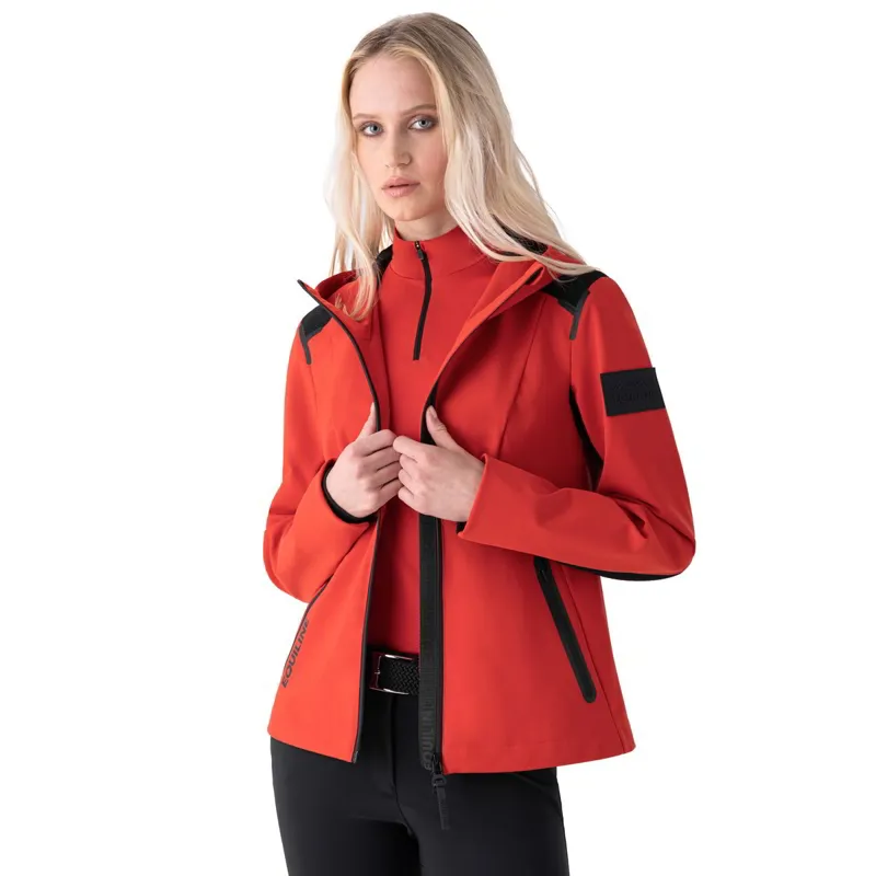 Equiline Coret Women's Softshell Jacket - Molten Lava