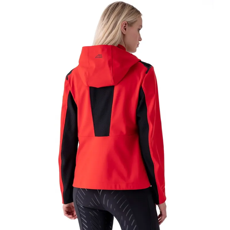 Equiline Coret Women's Softshell Jacket - Molten Lava-1