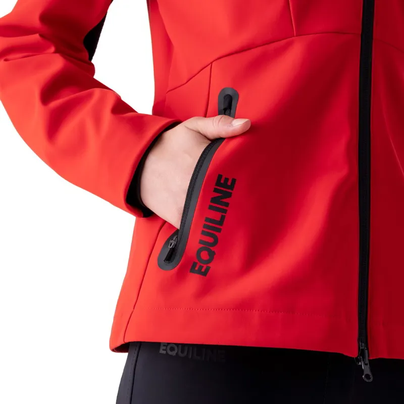Equiline Coret Women's Softshell Jacket - Molten Lava-5
