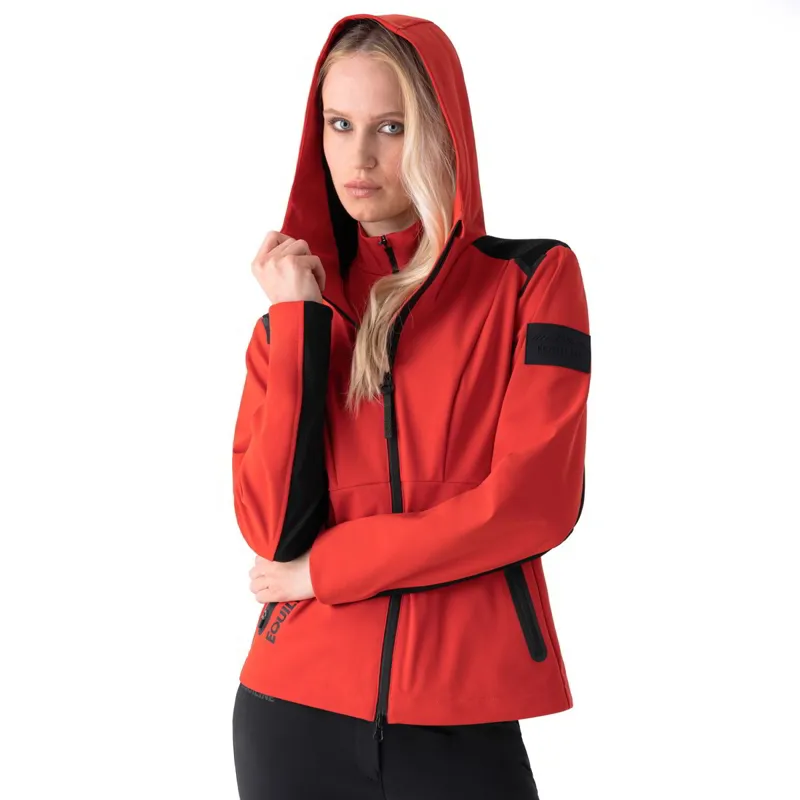 Equiline Coret Women's Softshell Jacket - Molten Lava-3