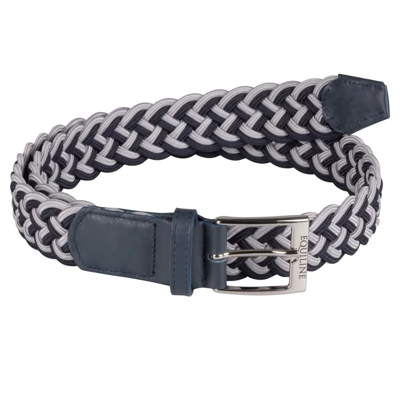 Equiline Efele Elastic Braided Belt - Blue