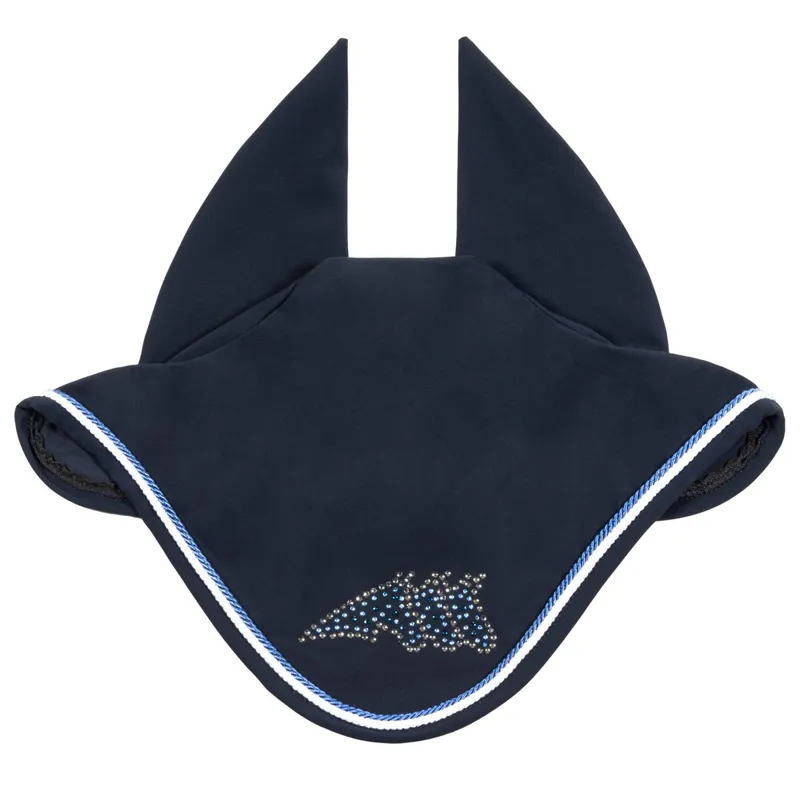 Equiline Erbe Ear Net - Blue-1