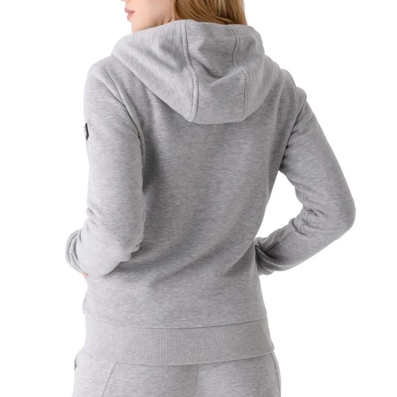 Equiline Esaste Womens Full Zip Hoodie - Grey Melange-1