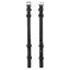 Equiline Flat Cheek Pieces - Black