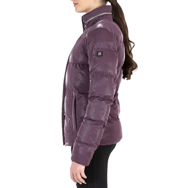 Equiline Gonger Velvet Womens Eco Quilted Jacket - Hortensia-2