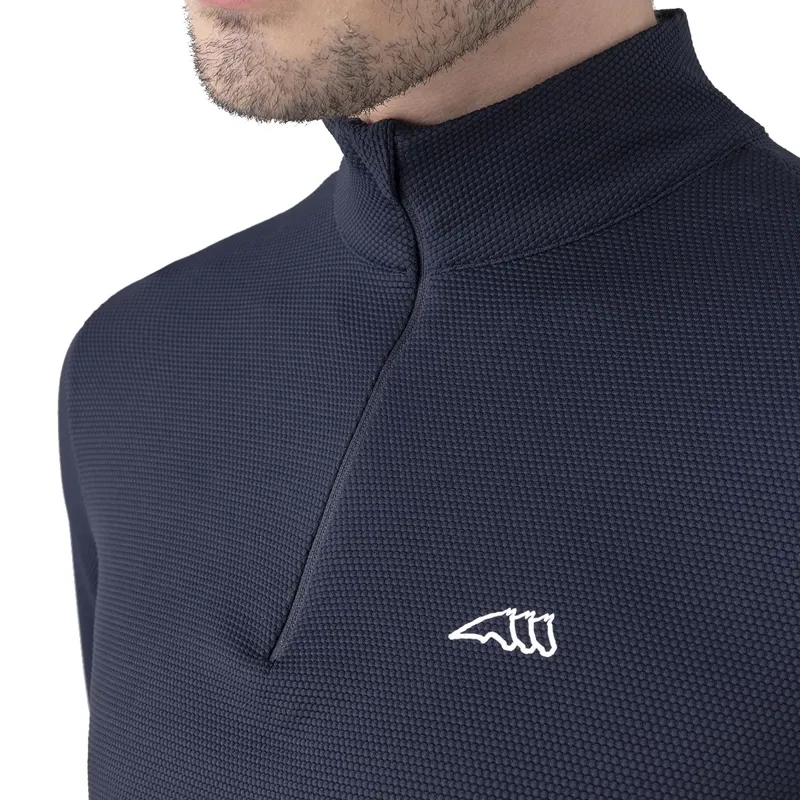 Equiline Hans Second Skin Men's Base Layer - Blue-3